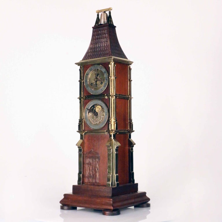 Astronomical Tower Clock by Planchon au Palais Royal For Sale at
