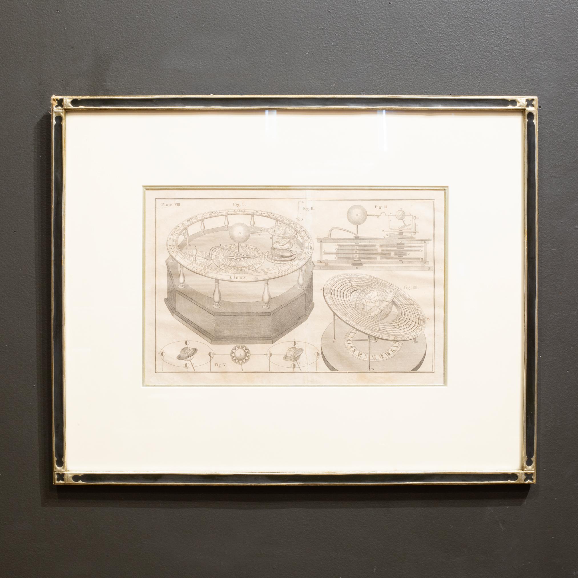 Astronomy Prints Framed in a White Gold Frames en Bueno estado para la venta en San Francisco, CA