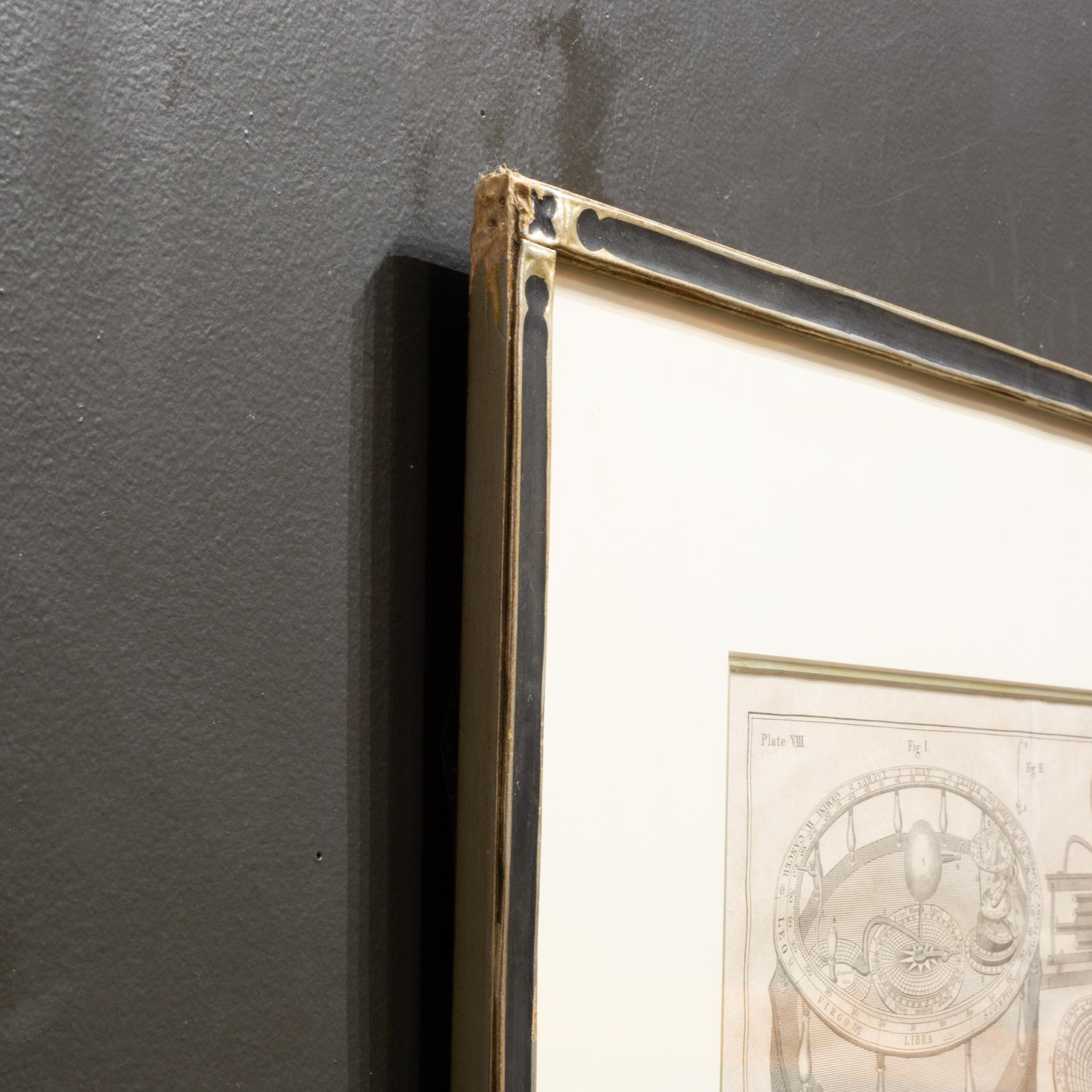 Astronomy Prints Framed in a White Gold Frames en venta 2