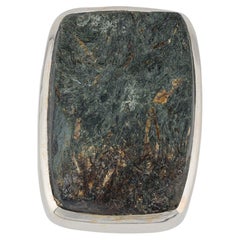 Astrophyllite silver ring, size 8