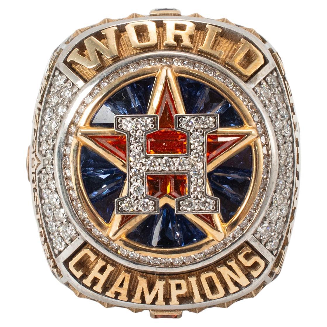 Astros 2017 Campeonato de la Serie Mundial Edición Limitada #97 de 112 Anillo de Cóctel en venta
