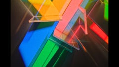 Mixed Media-Leuchteninstallation „December 2022“ von astrothebaptist