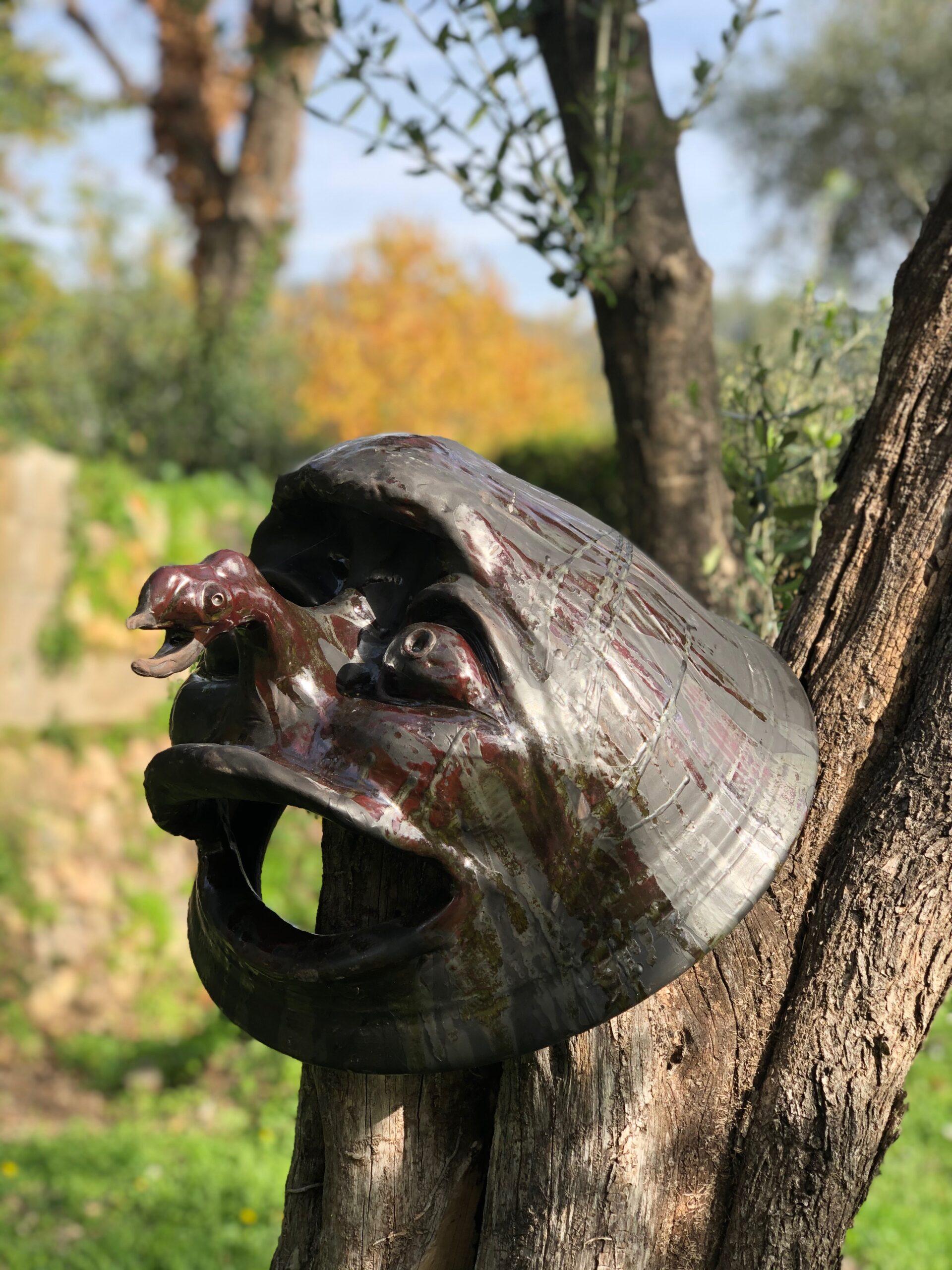 Lio Waste sculptural Bin & container
Exclusive at VGO ASSOCIATES
Designed by VALENTINA GUIDI OTTOBRI
Handmade by GIUSEPPE COLI' AT FRATELLI COLI' (PUGLIA)

A Limited Edition Series Of 3 Beasts Bins. For The First Time The Bins Become Functional