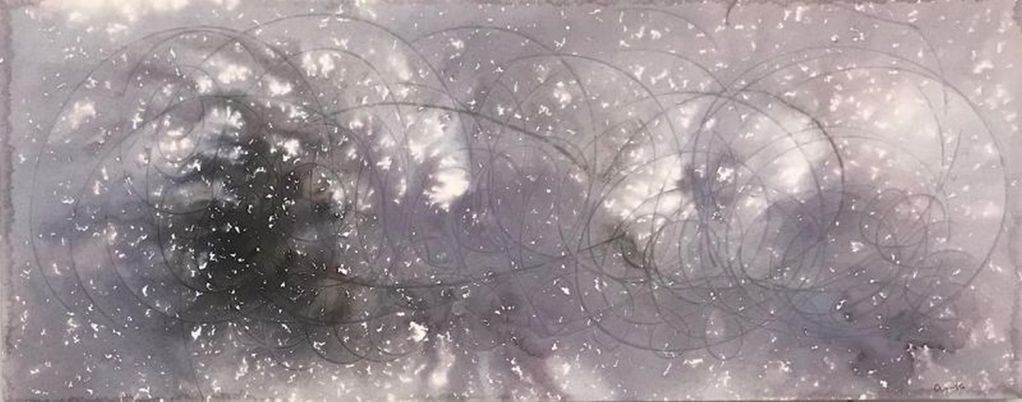 Asuka KAZAMA Abstract Painting - June rain 
