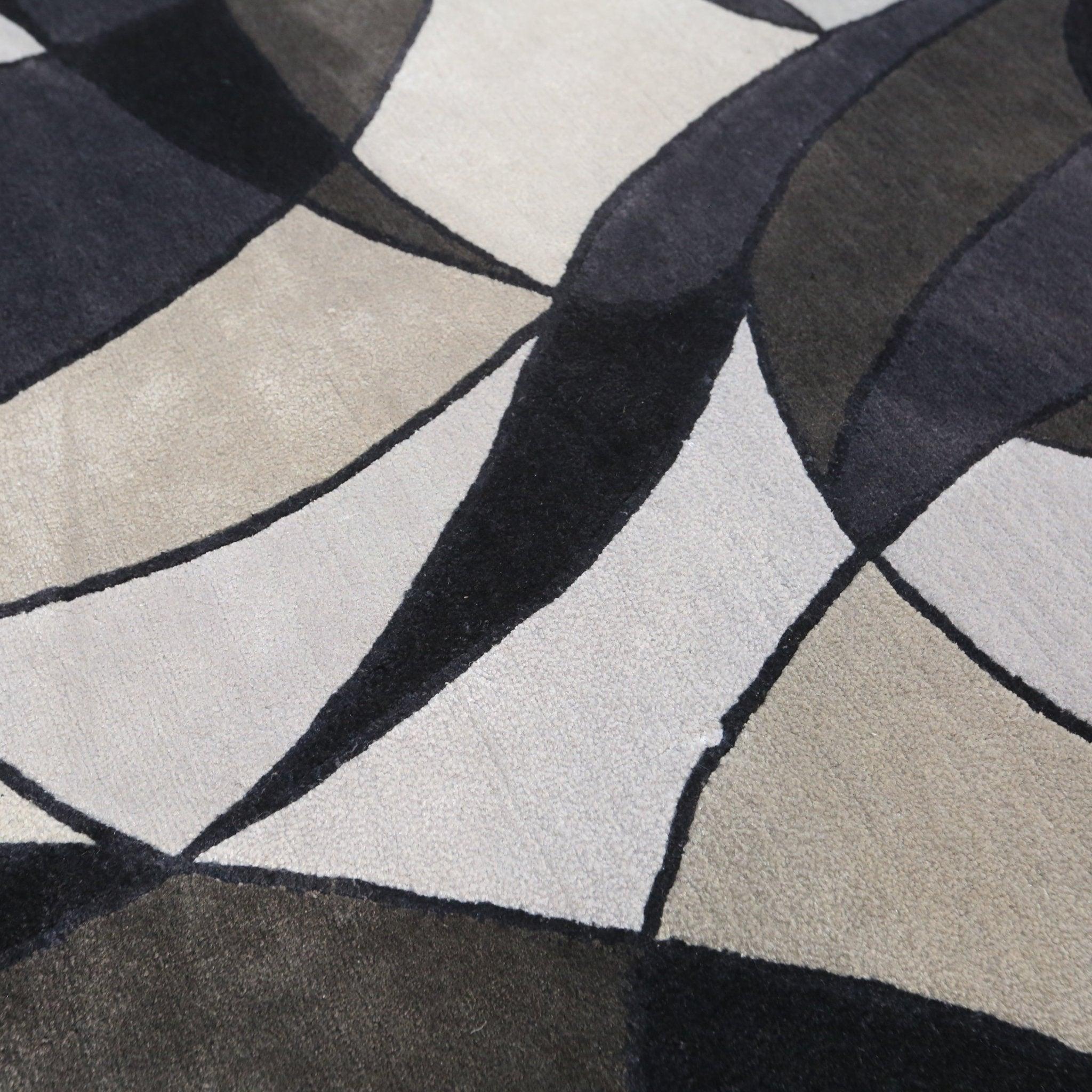 Wool Asymetrie Rug by Christopher Guy