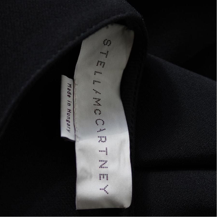 Black Stella Mccartney Asymmetric blouse size 42 For Sale
