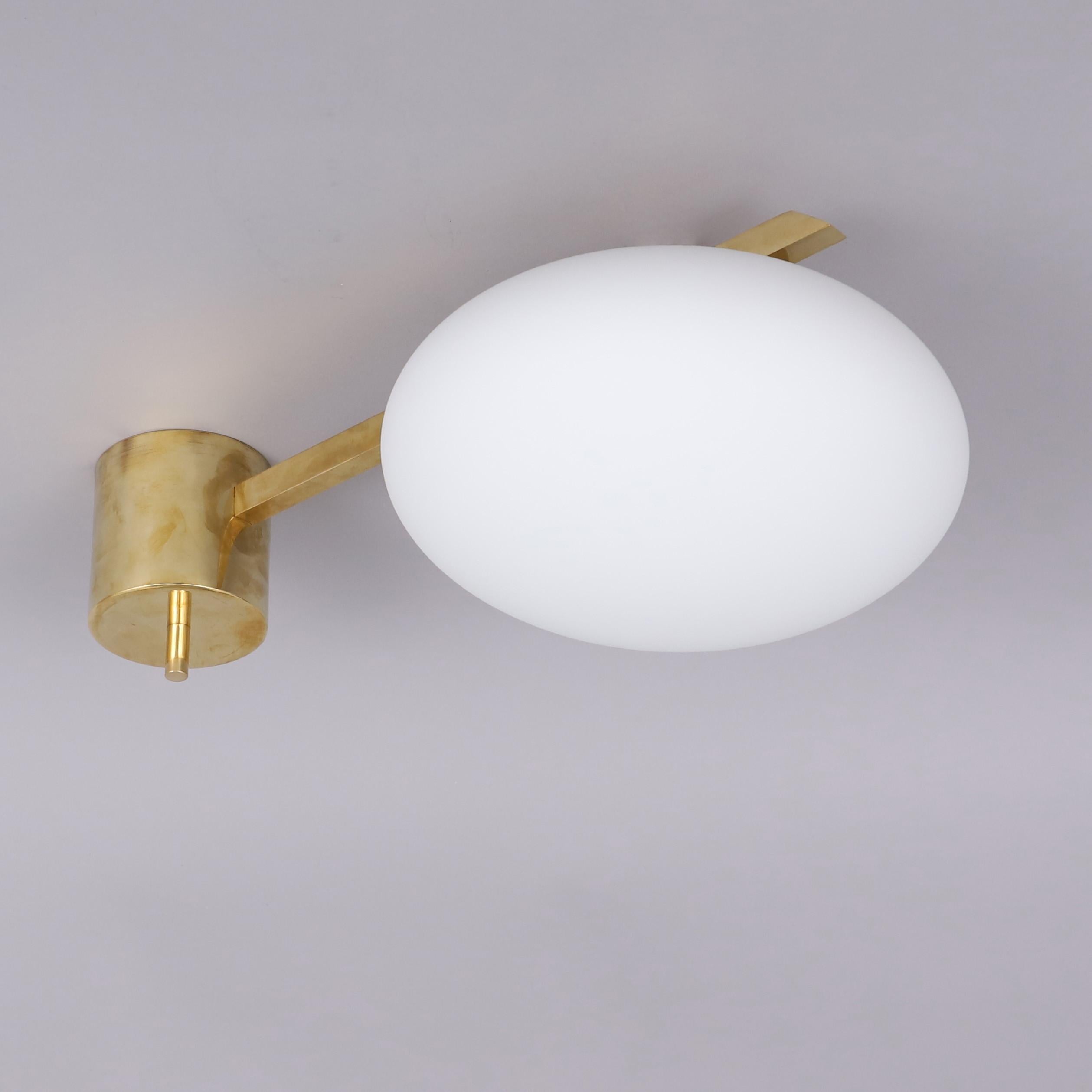 Asymmetric Ceiling Light in the Style of Angelo Lelli Made in Italy 1990s/2000s In Good Condition For Sale In Paris, FR