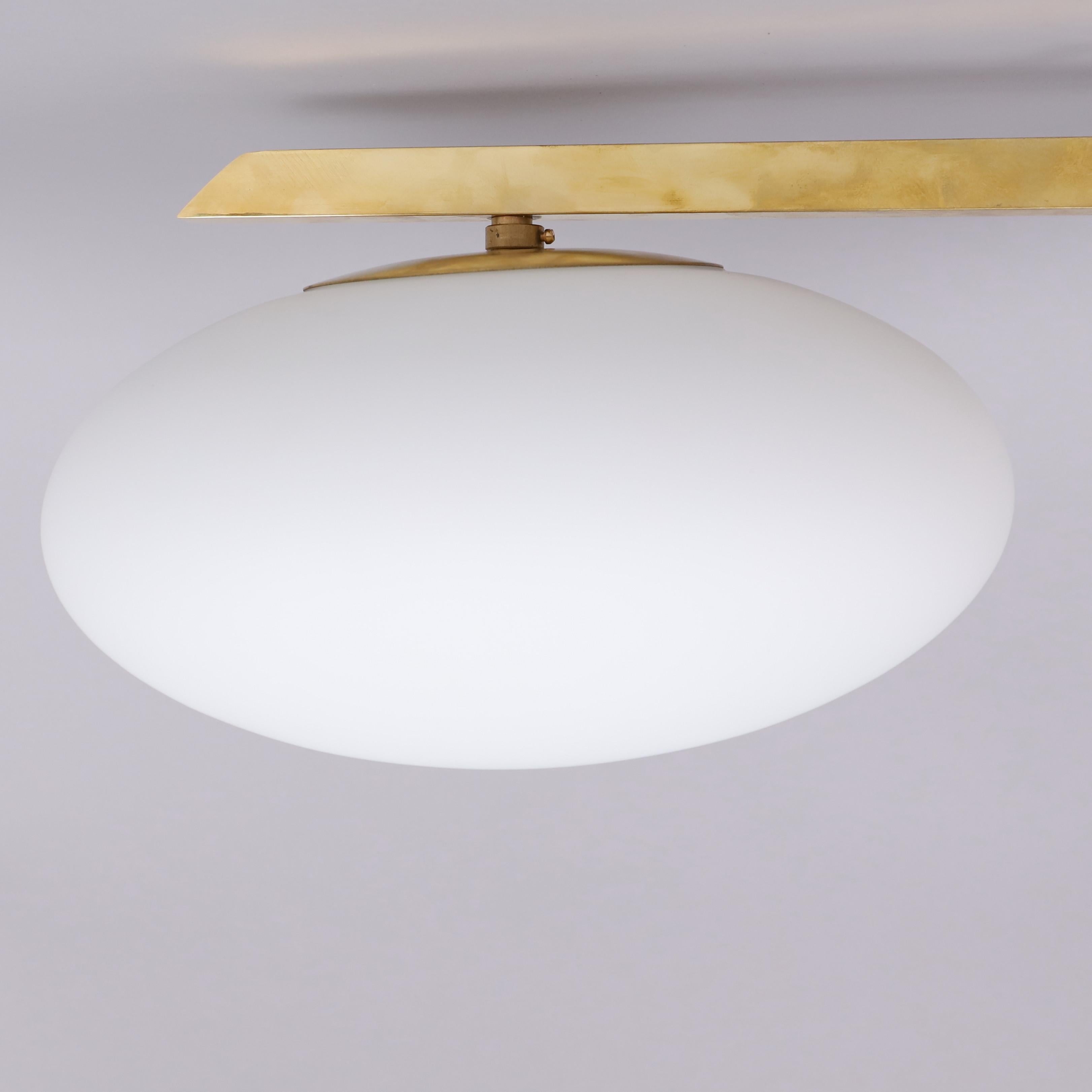 Asymmetric Ceiling Light in the Style of Angelo Lelli Made in Italy 1990s/2000s For Sale 1