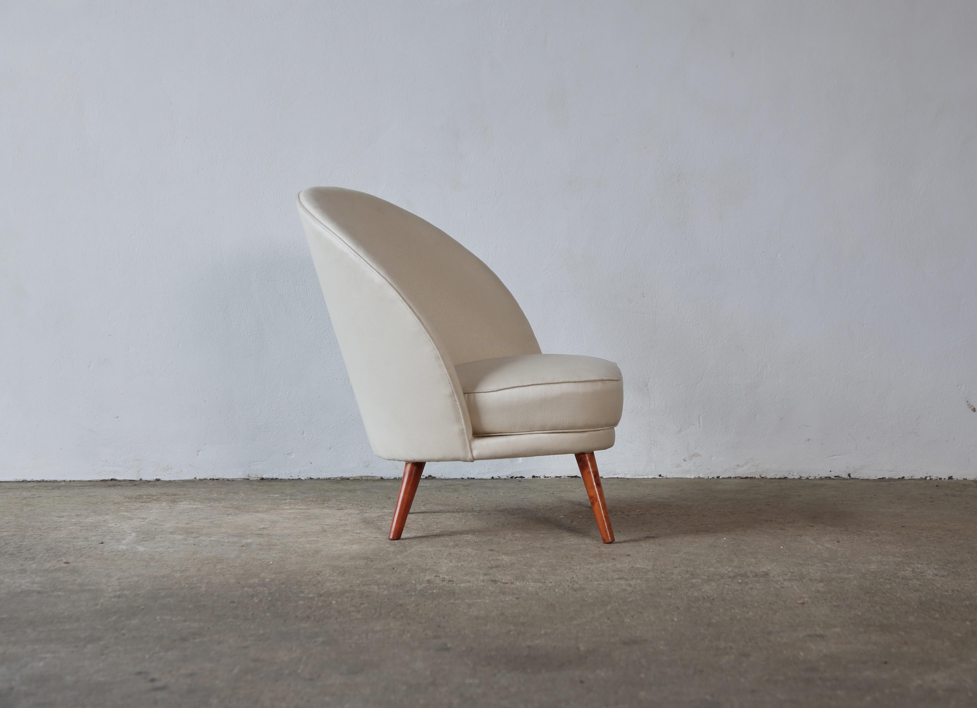 Asymmetric Chair Attributed to Arne Norell, Sweden, 1950s For Sale 2