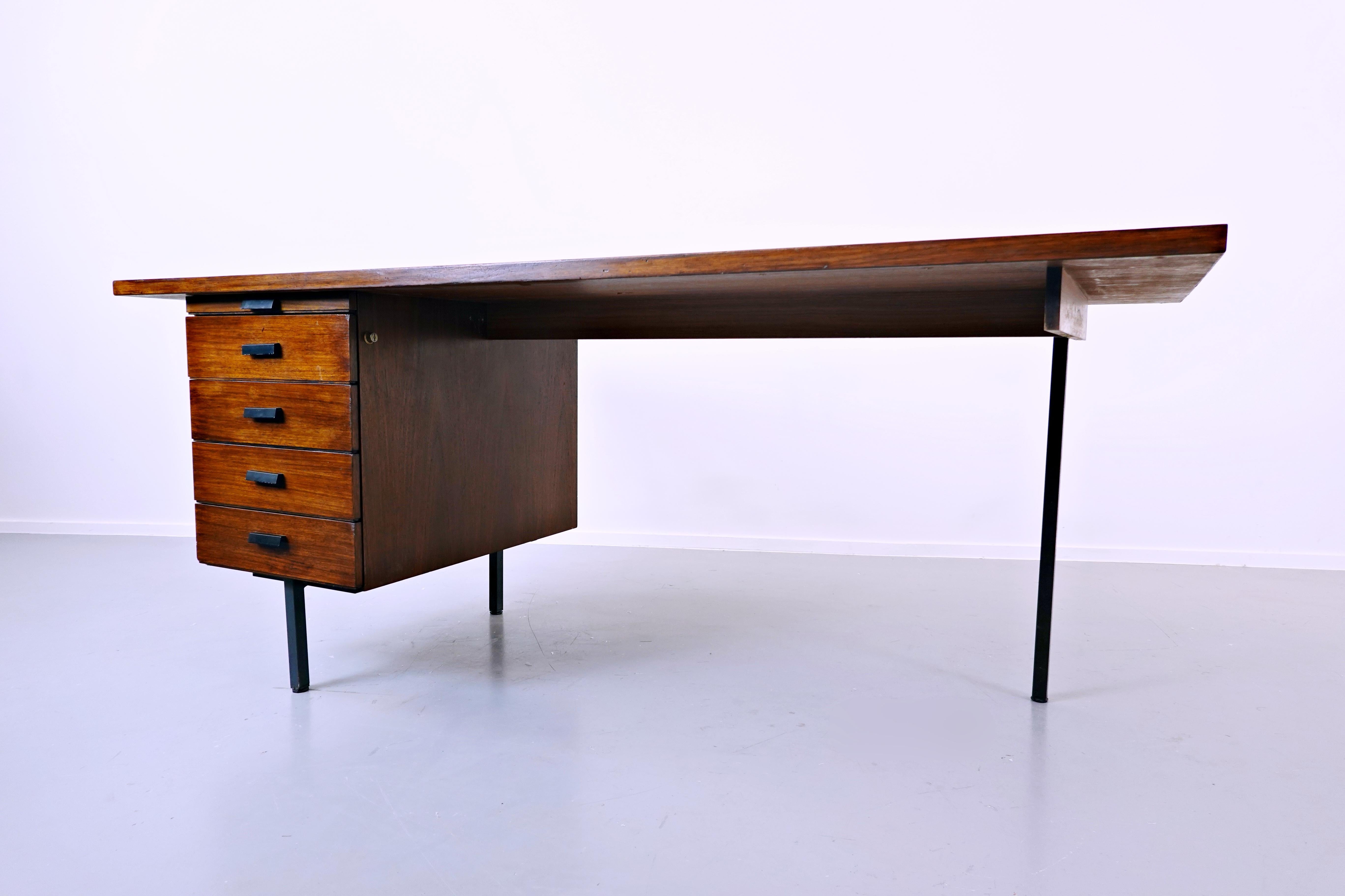 Asymmetric Desk, Teak, 1960s 7