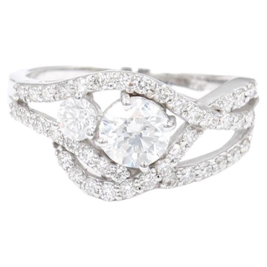 Asymmetric Diamond Ring