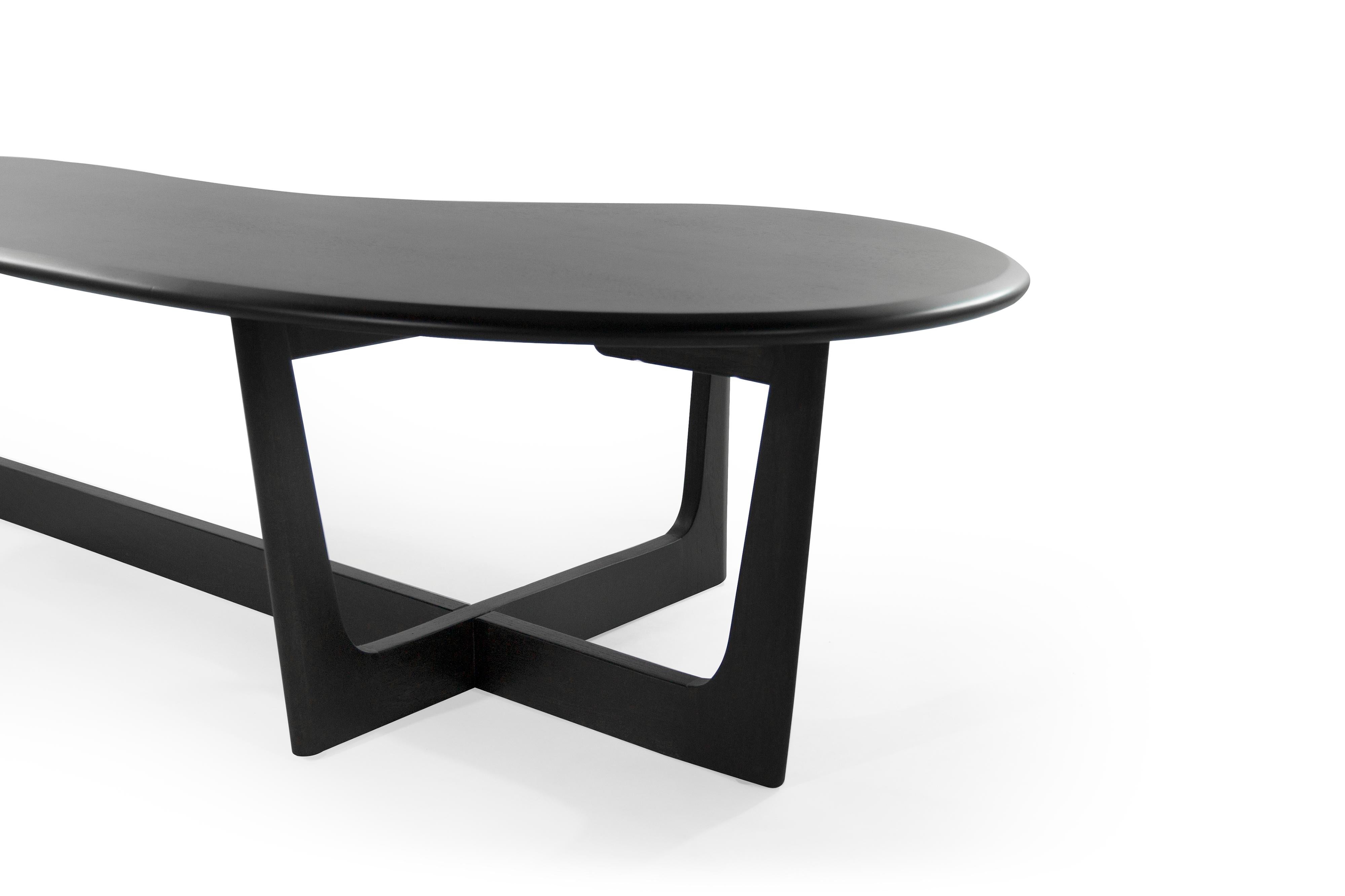 Asymmetric Mid-Century Modern Walnut Coffee Table 2