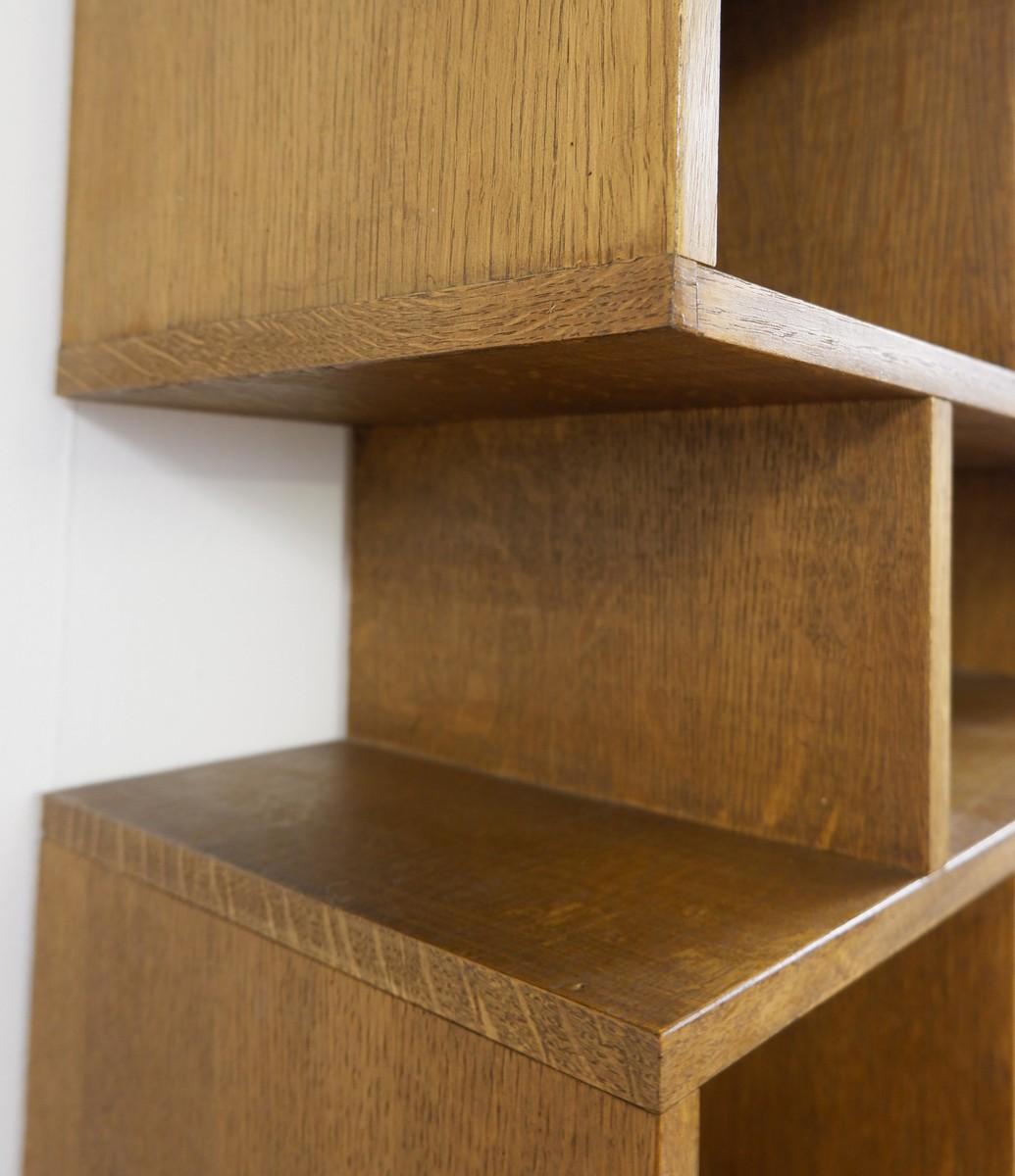 20th Century Asymmetric Wooden Shelf