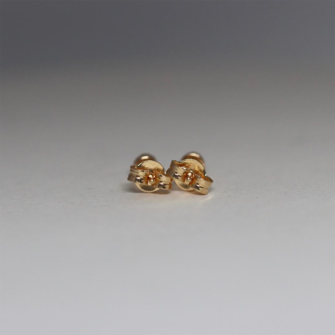 Boucles d'oreilles asymétriques 4 mm diamant Spinel Paraiba Tourmaine Stack Side Pour femmes en vente