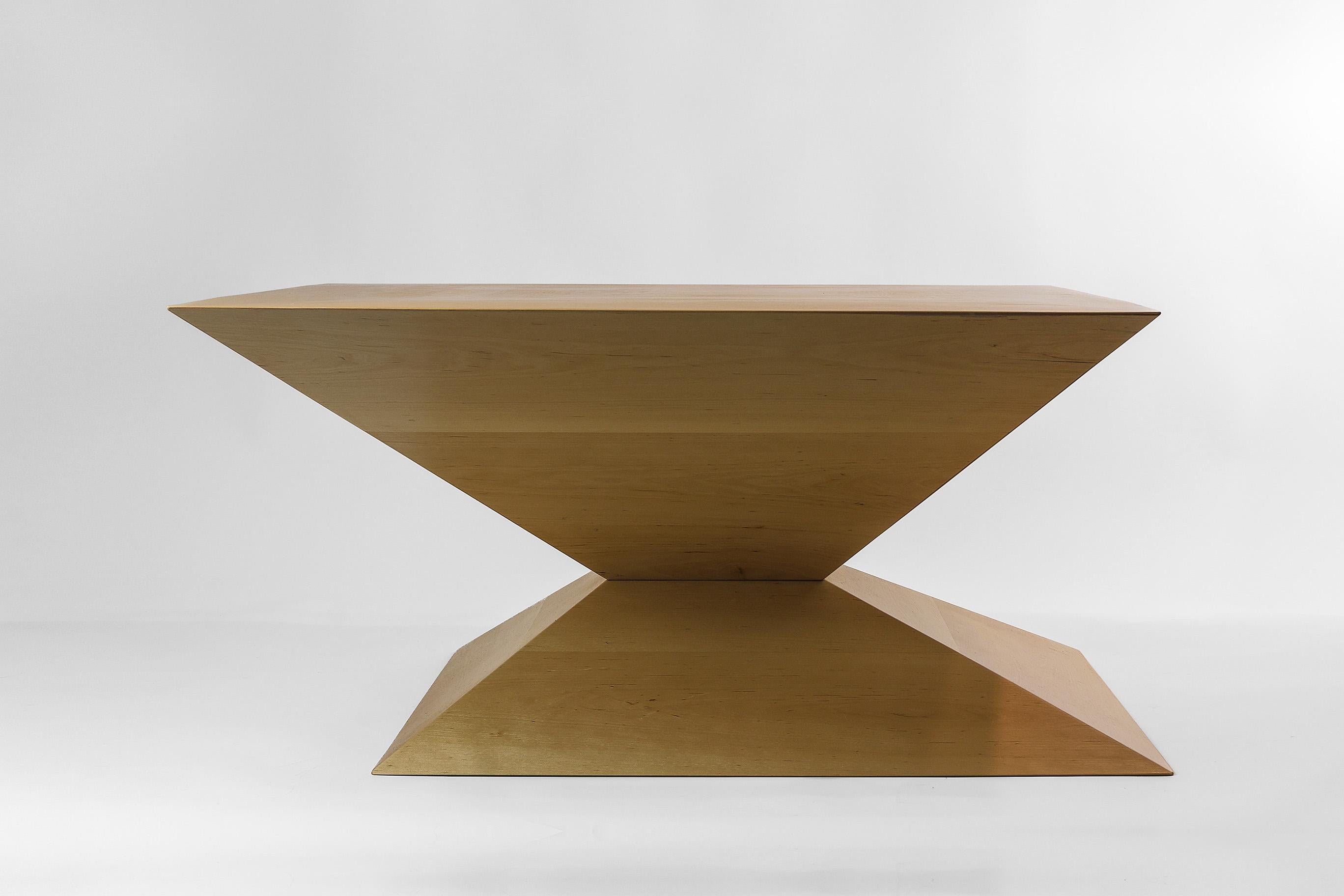 Modern Alder Coffee Table, handcrafted in Poland For Sale 1