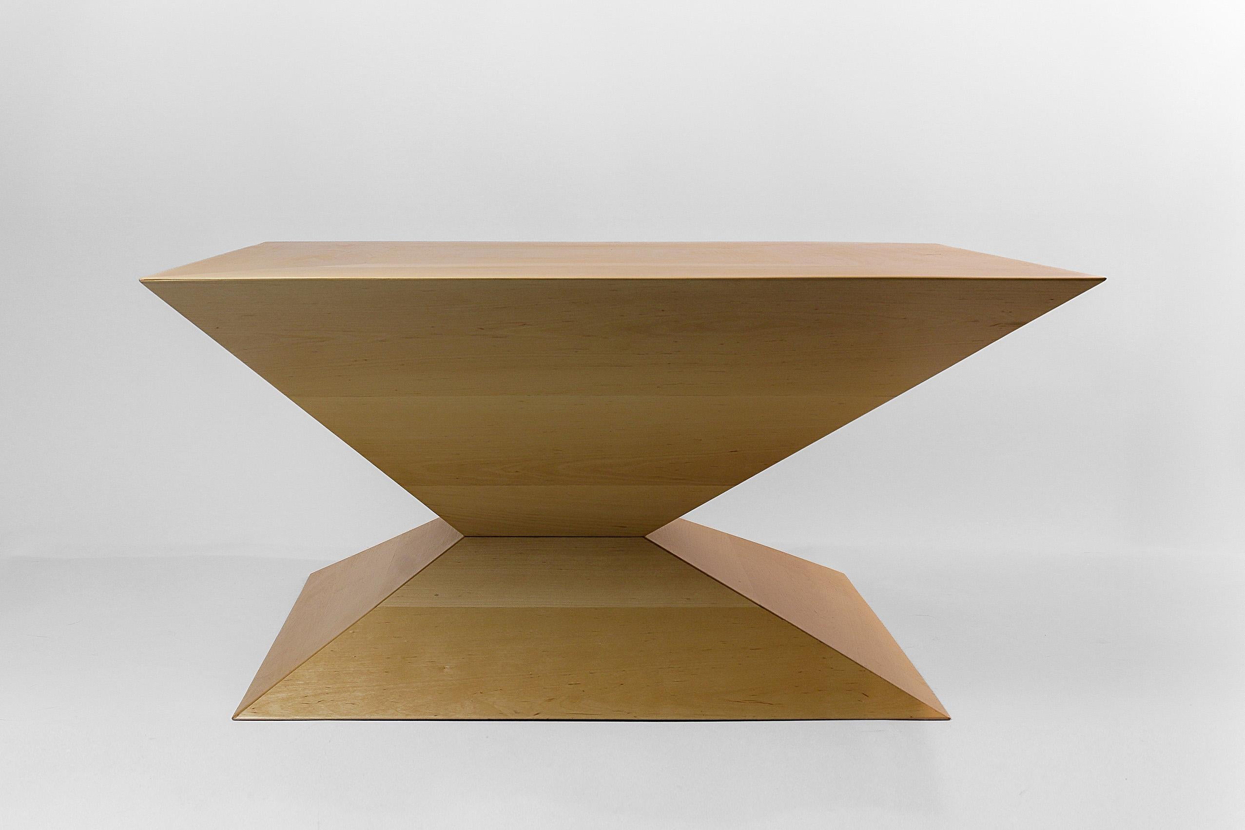 Modern Alder Coffee Table, handcrafted in Poland For Sale 2