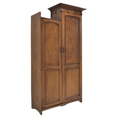 Asymmetrical Art Nouveau Hallway Cupboard, 1925