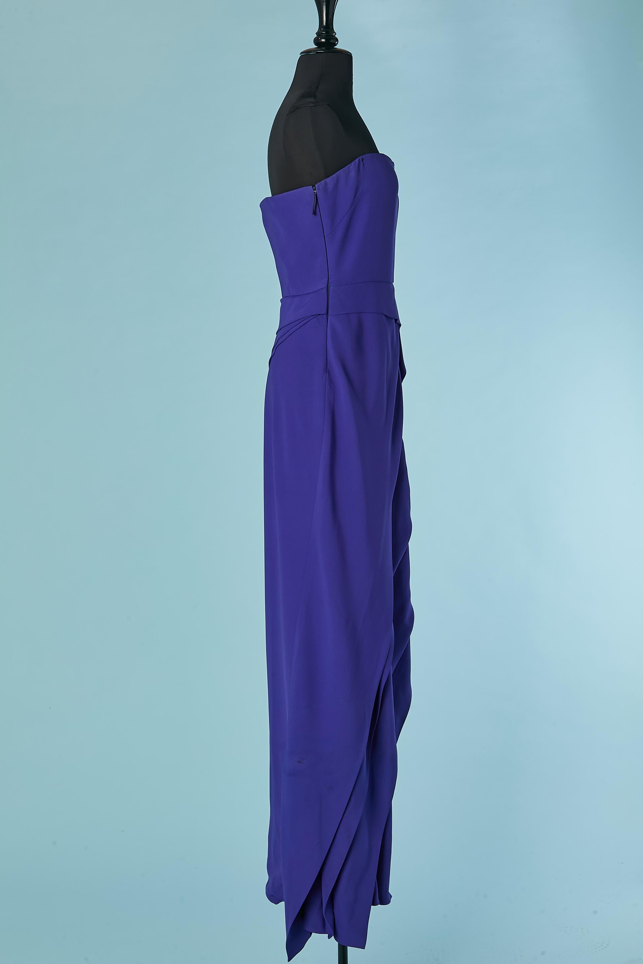 Vestido de noche con corpiño asimétrico J Mendel en venta 2
