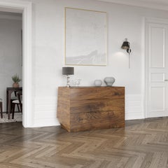 Asymmetrical Chest of Drawers in Solid English Walnut by Jonathan Field.