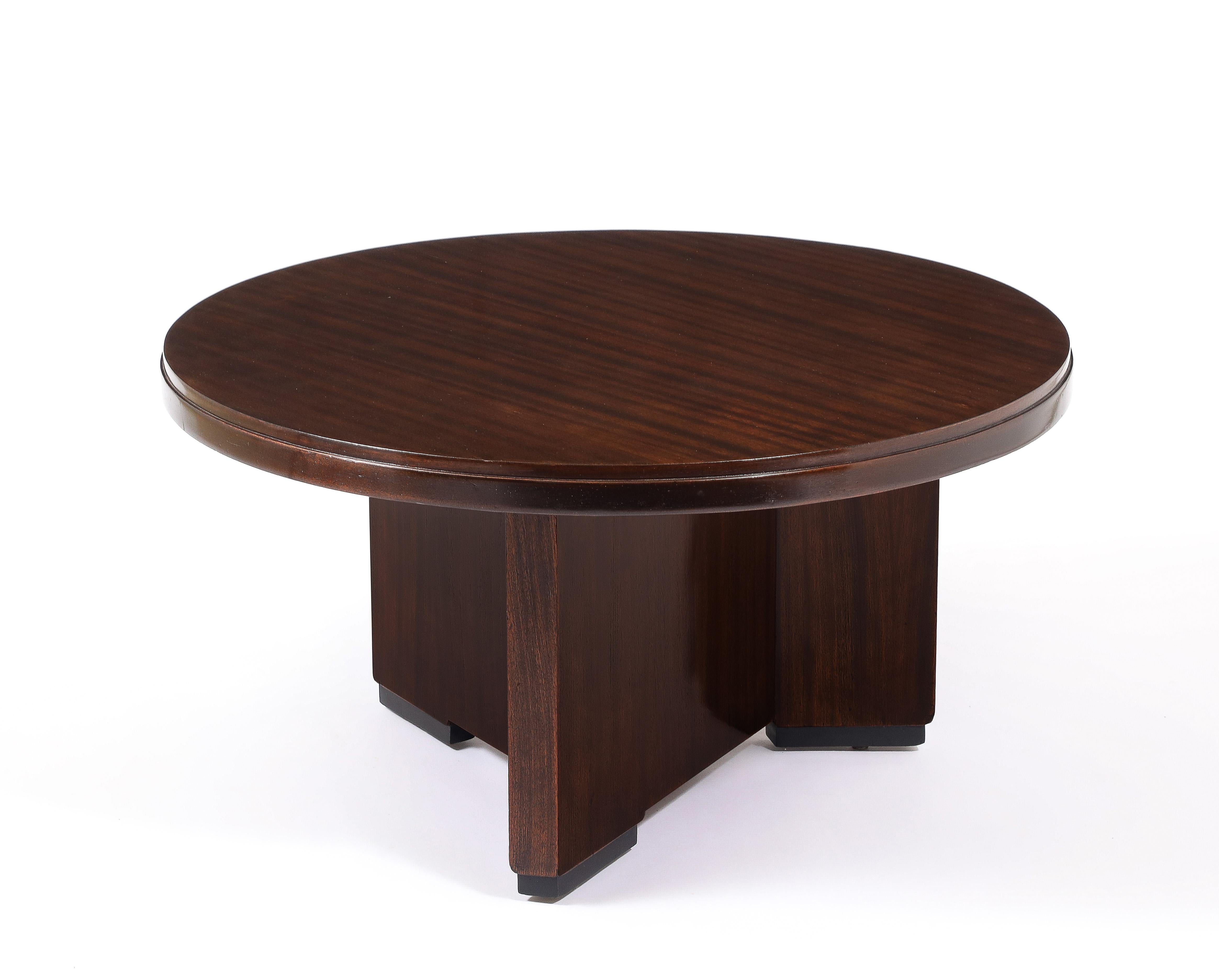 Asymmetrical Cocktail Table, France 1940's For Sale 3