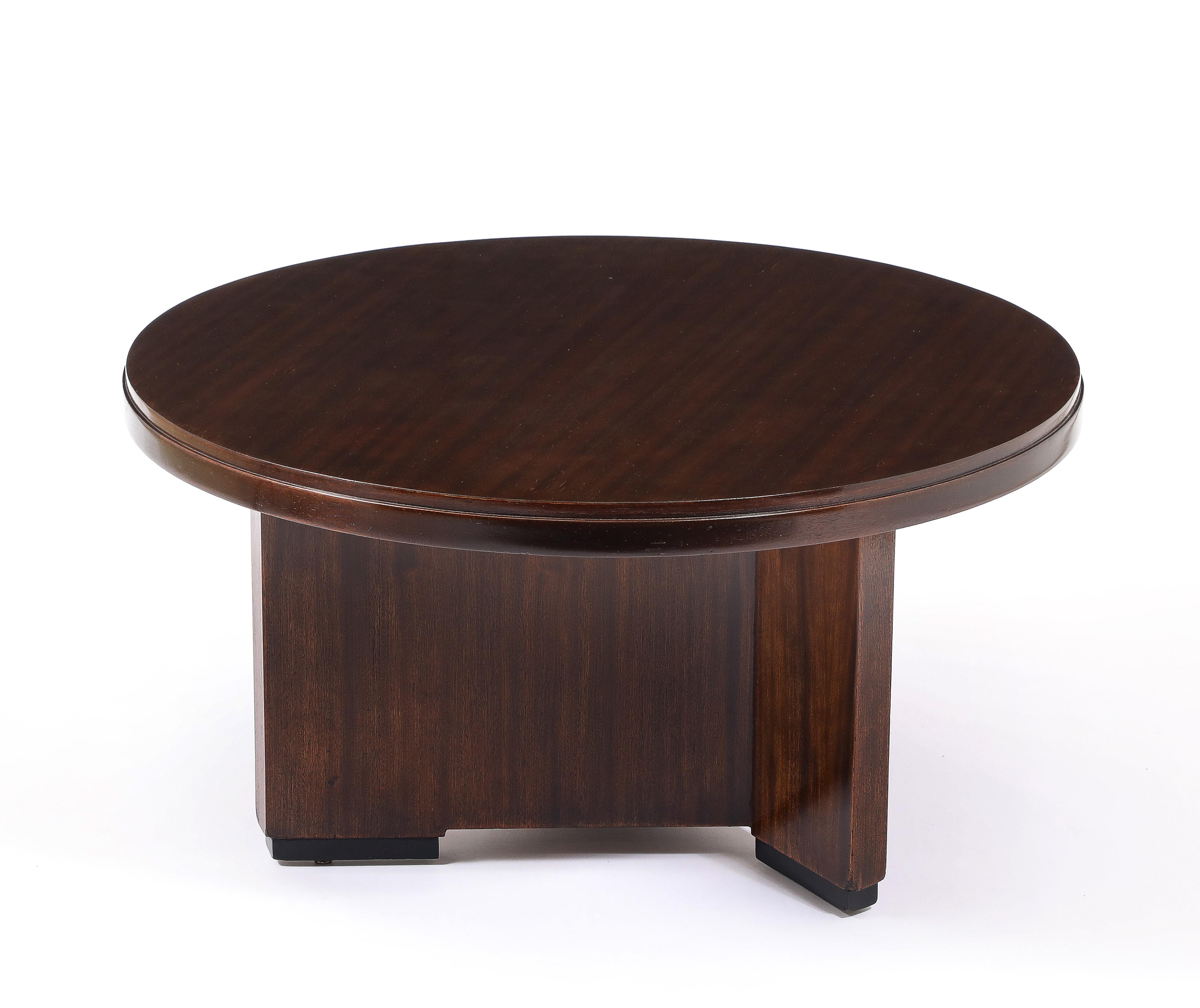 Asymmetrical Cocktail Table, France 1940's For Sale 2