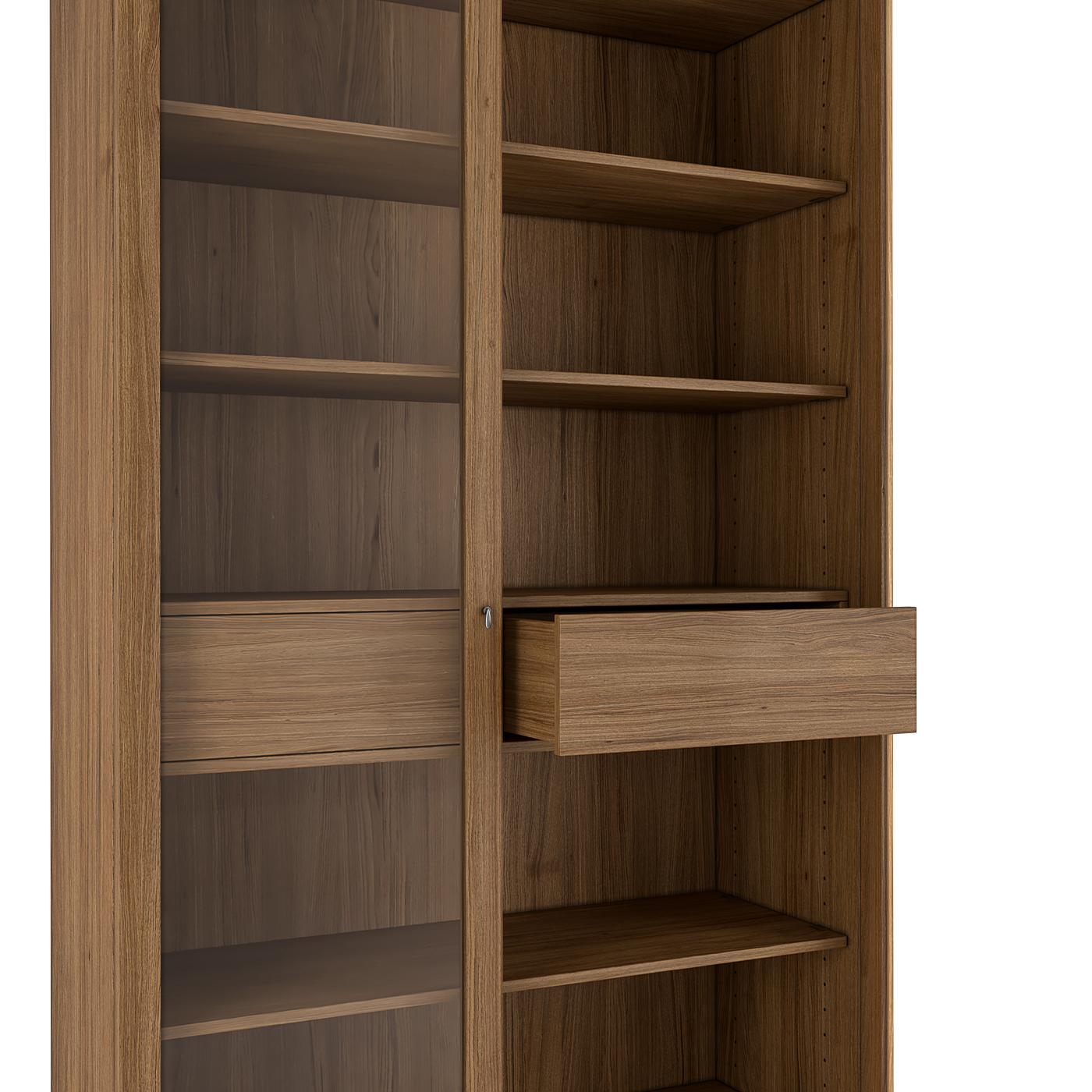 asymmetrical bookcase