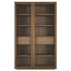 Asymmetrical Durmast Bookcase