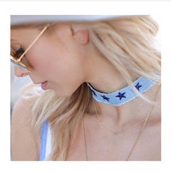 Asymmetrical Initial M B 14K (or 18k upon request) Yellow Gold Necklace