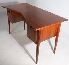 Asymmetrical Mid Century Desk by Jack Cartwright for Founders Furniture