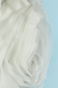 Asymmetrical off-white wedding dress with ruffles Vera Wang White NEW