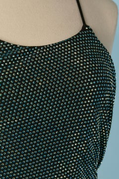 Abito da sera asimmetrico con strass e volant ALEXANDRE VAUTHIER