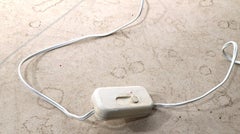 Asymmetrical Satin Glass Post Modern Light Fixture Made in Italy by Foscarini