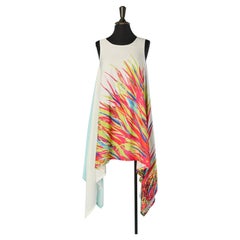 Asymmetrical sleeveless printed dress JUNIOR GAULTIER