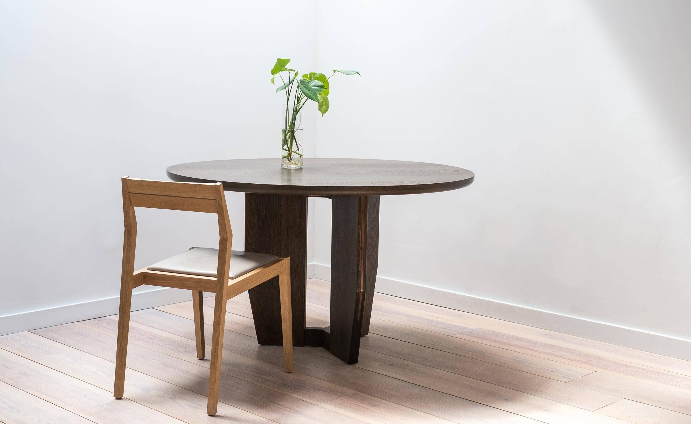 asymmetrical dining table