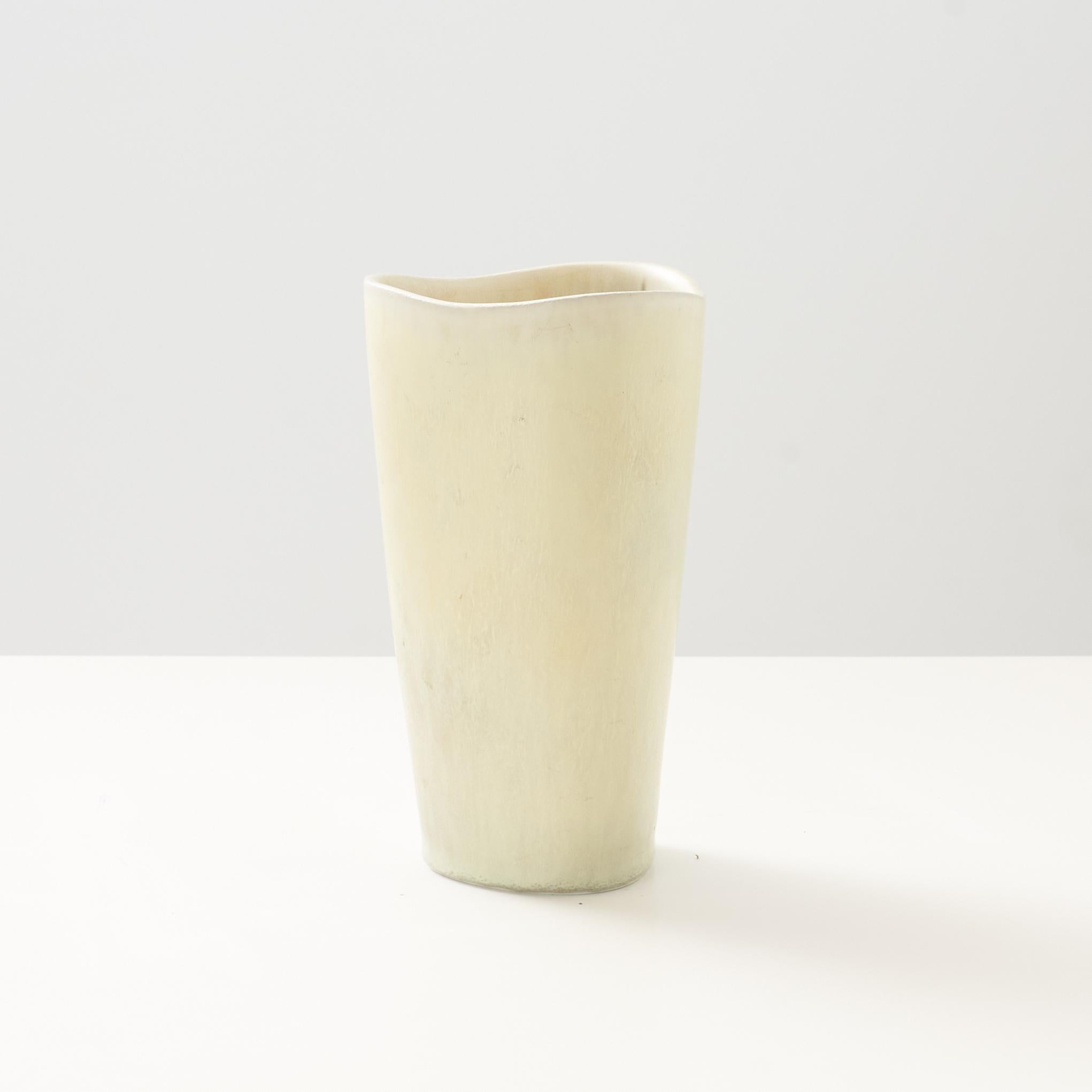Swedish Asymmetrical Vase by Gunnar Nylund for Rörstrand For Sale