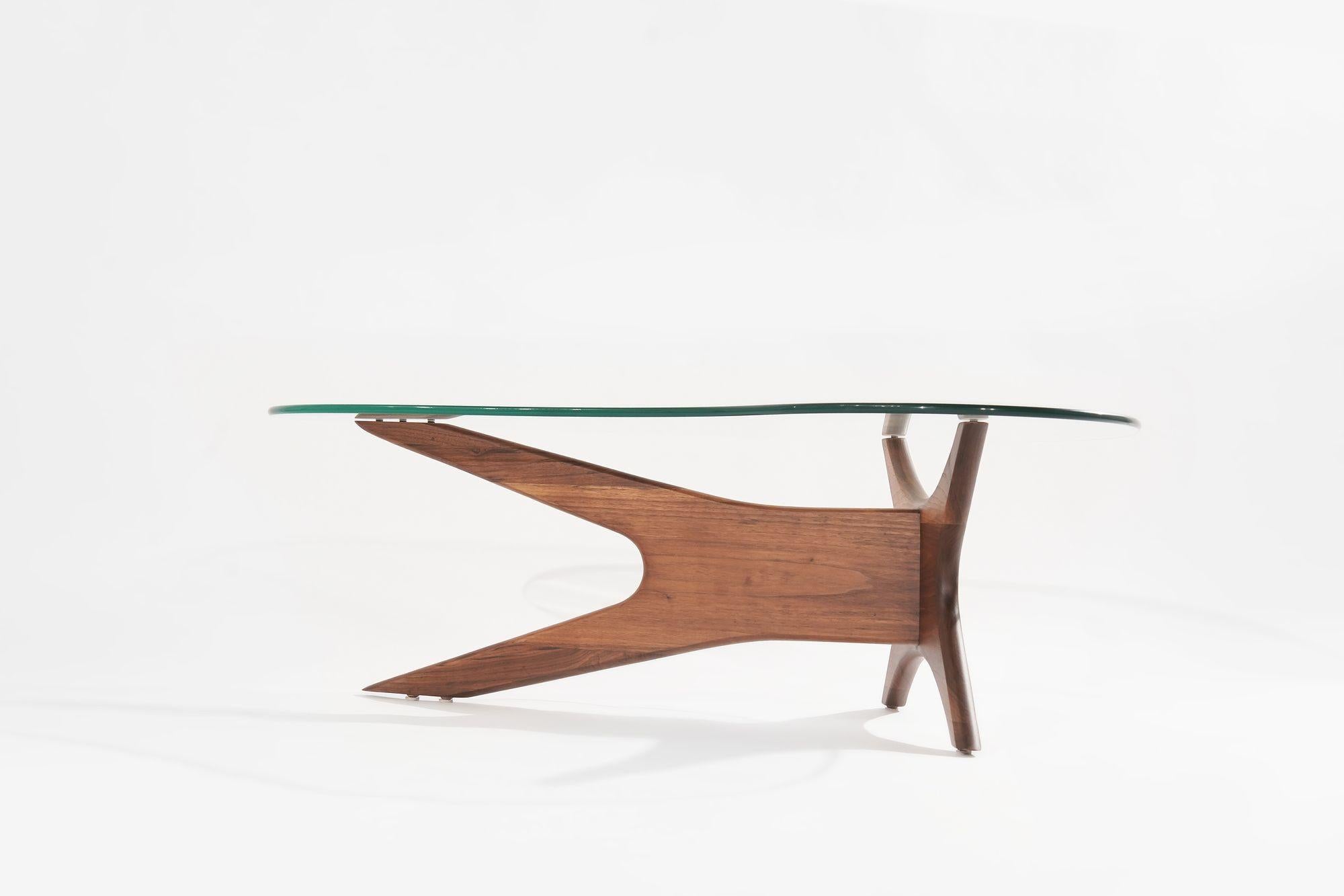 Asymmetrical Walnut Cocktail Table by Adrian Pearsall, C. 1950s 7