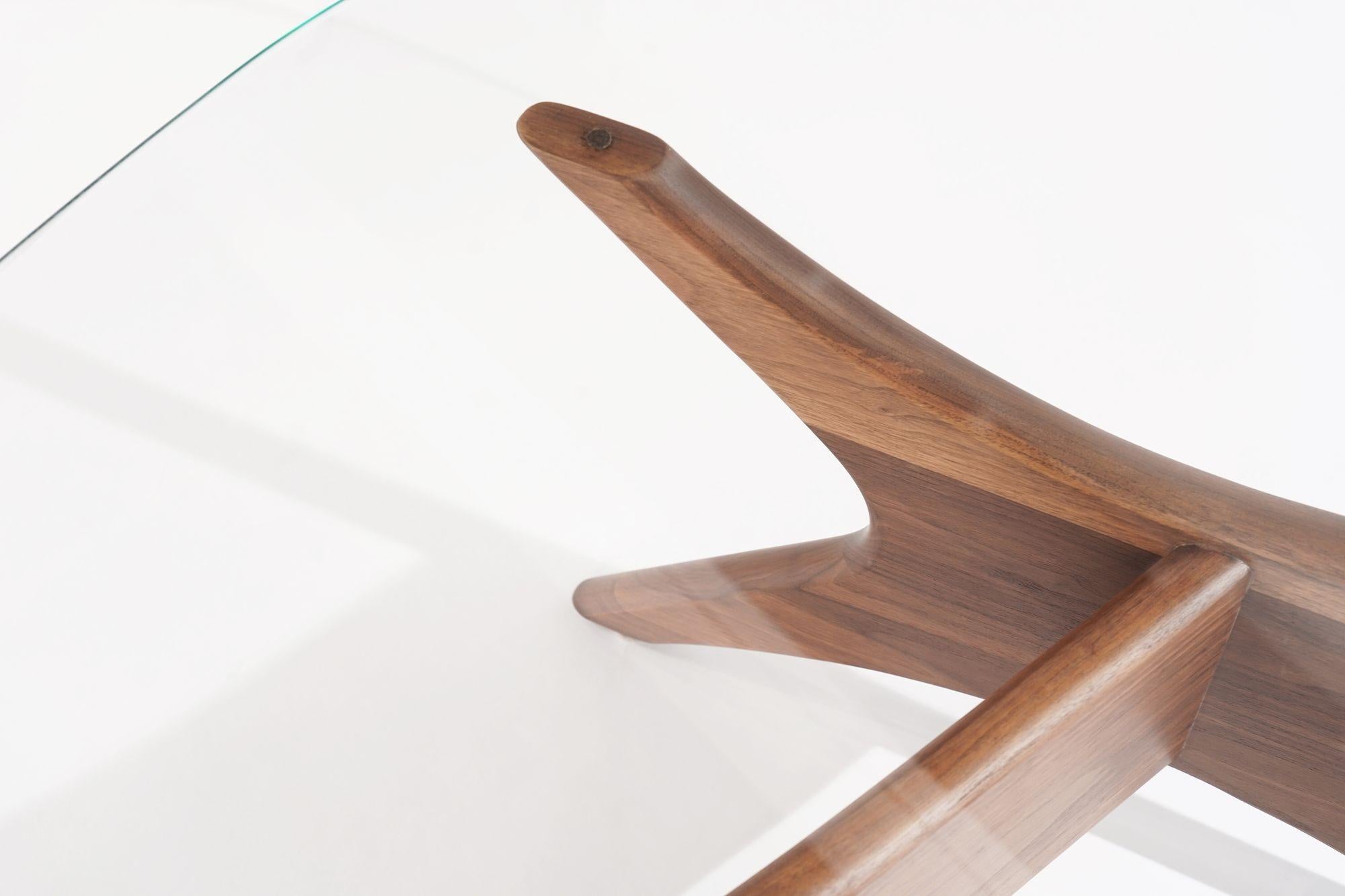 Asymmetrical Walnut Cocktail Table by Adrian Pearsall, C. 1950s 3