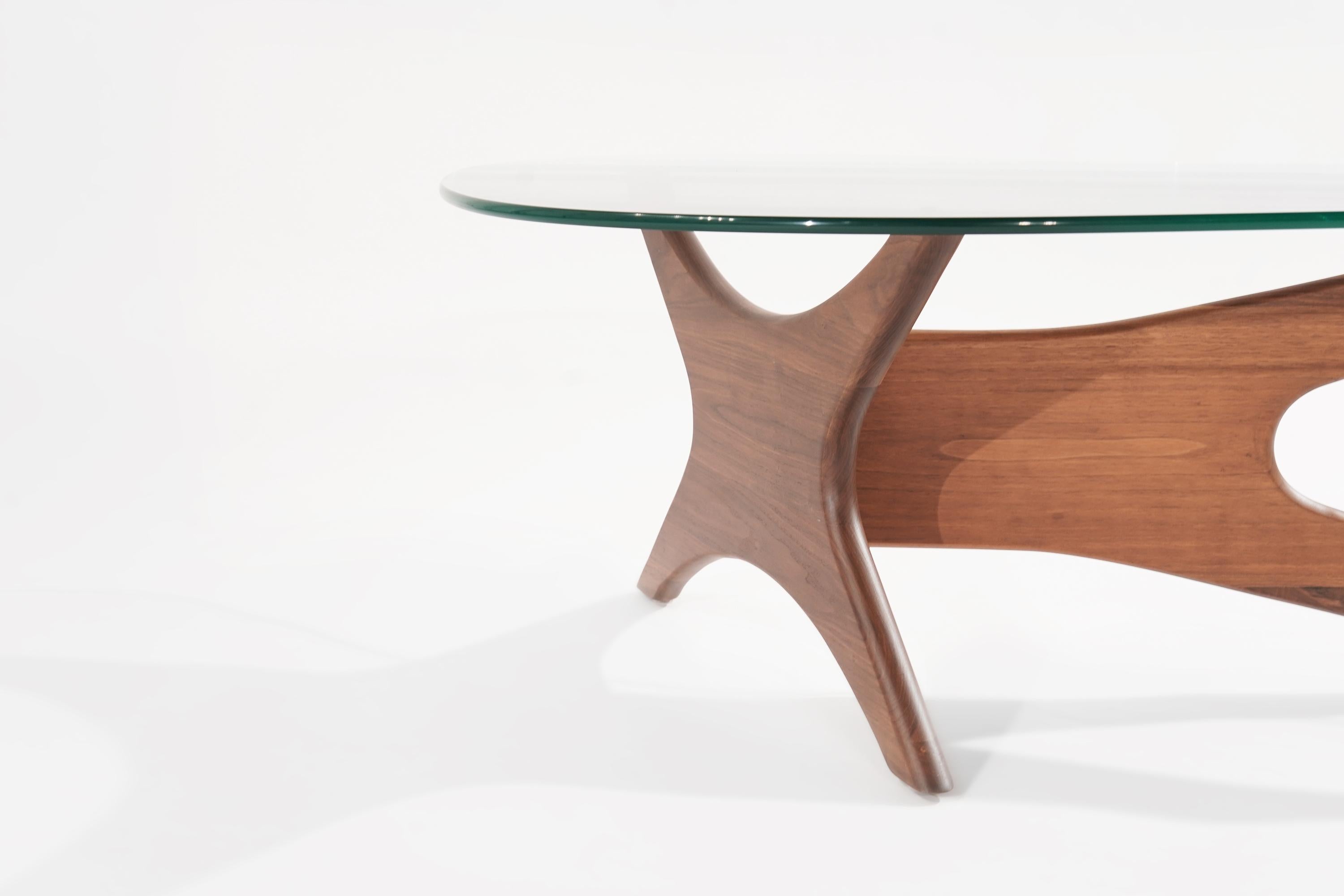 Asymmetrical Walnut Cocktail Table by Adrian Pearsall 4