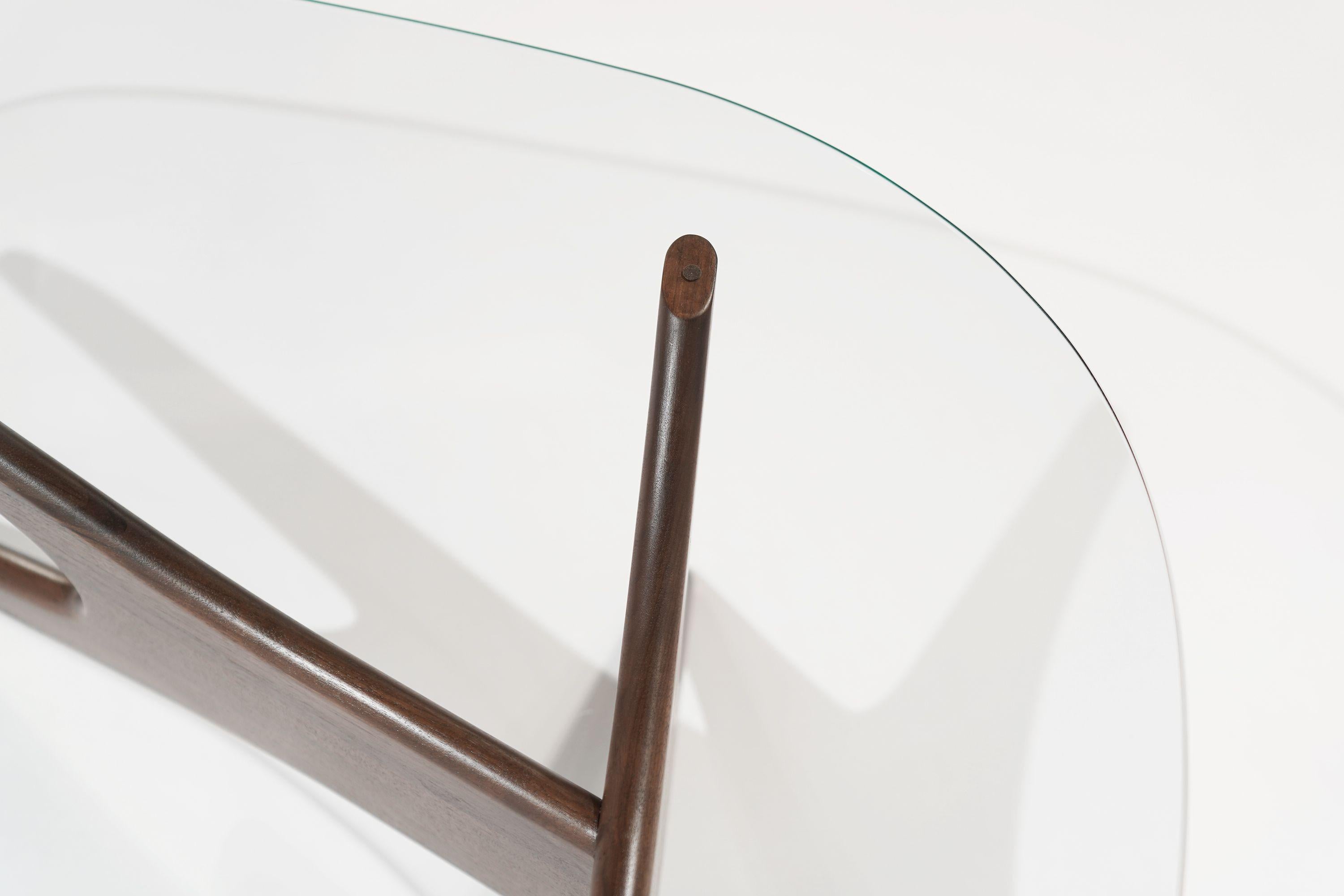Asymmetrical Walnut Cocktail Table by Adrian Pearsall 6