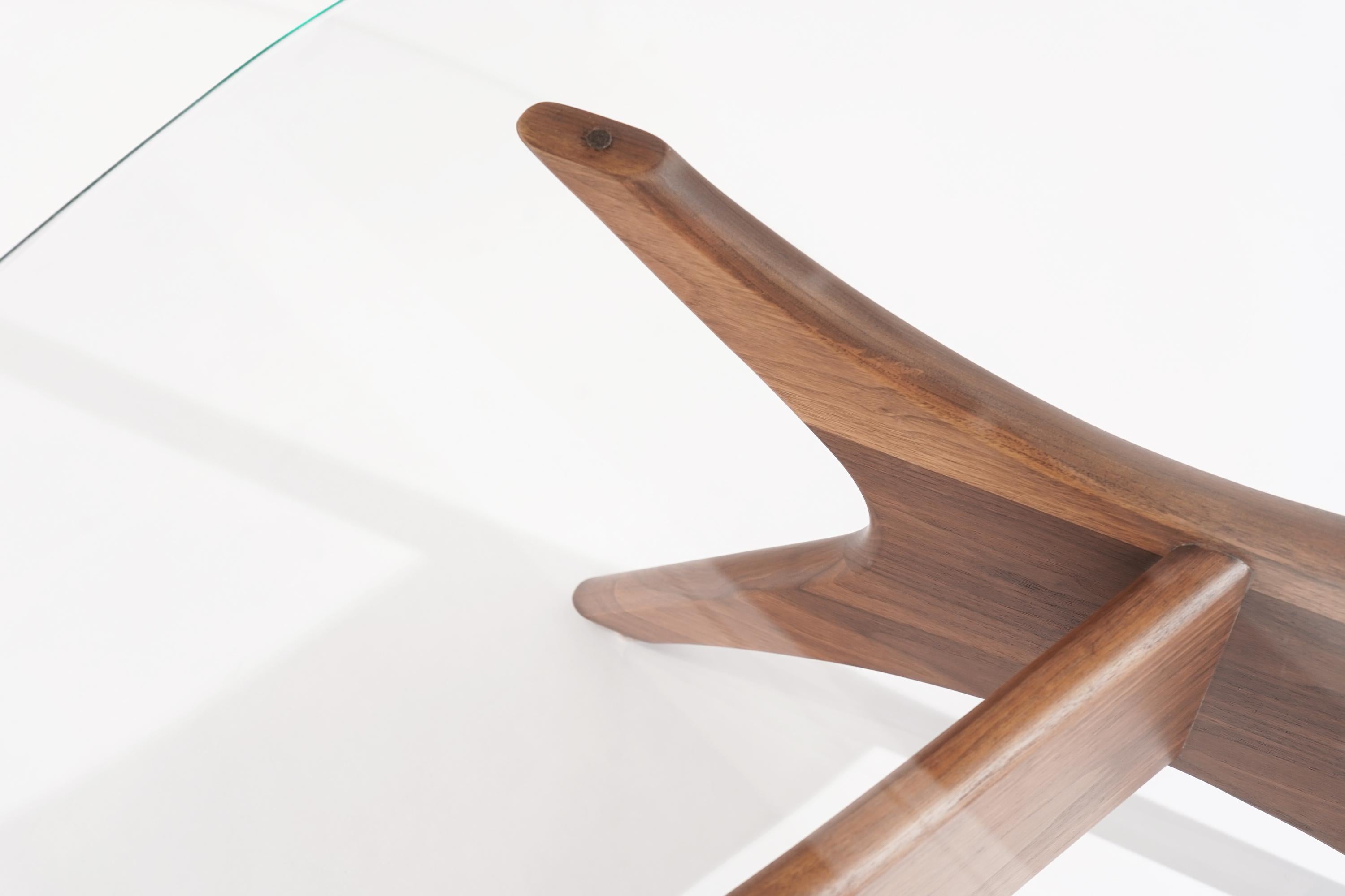 Asymmetrical Walnut Cocktail Table by Adrian Pearsall 7