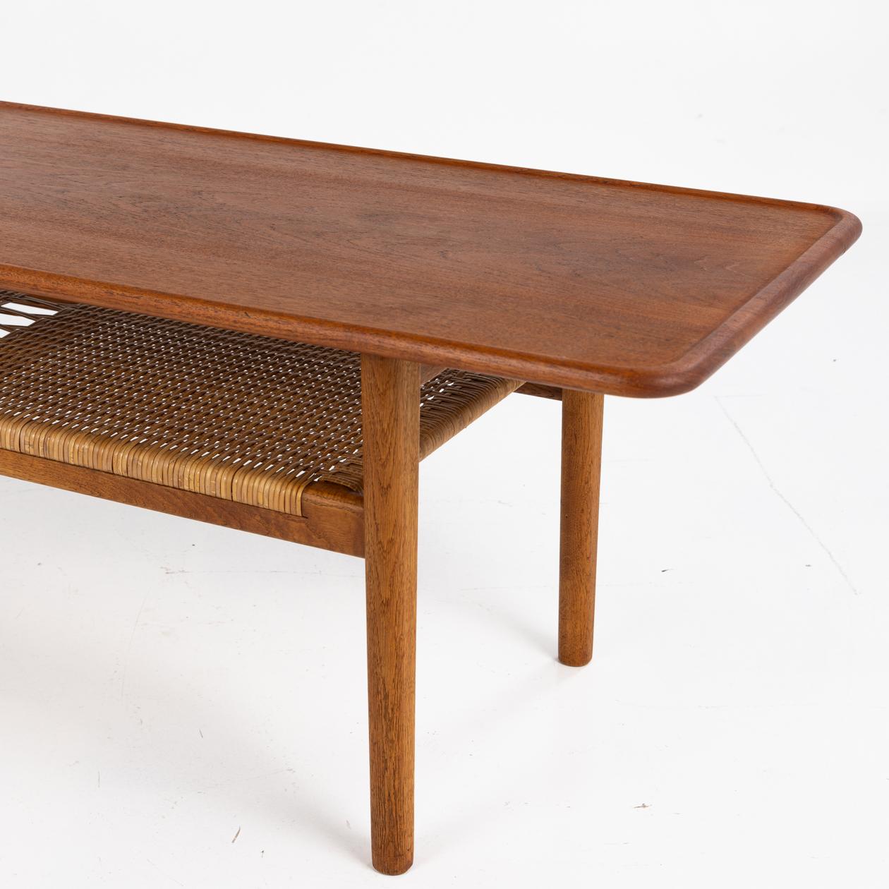 Scandinavian Modern AT 10 - Coffee table in solid teak by Hans J. Wegner For Sale