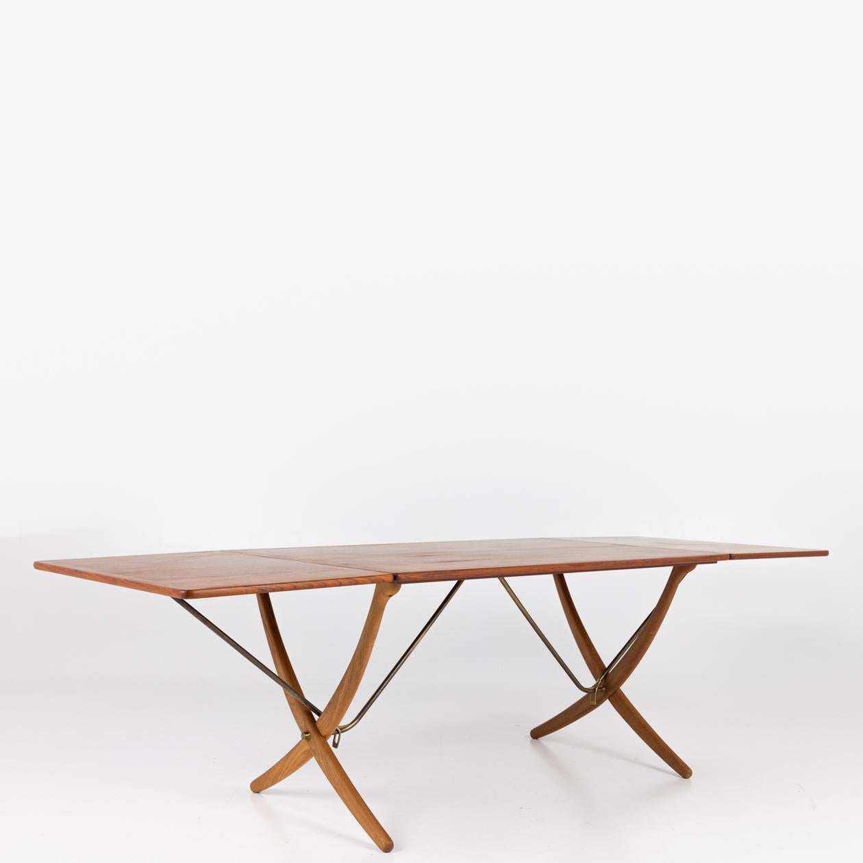 Danish AT 304 - Sabre-legged table by Hans J. Wegner