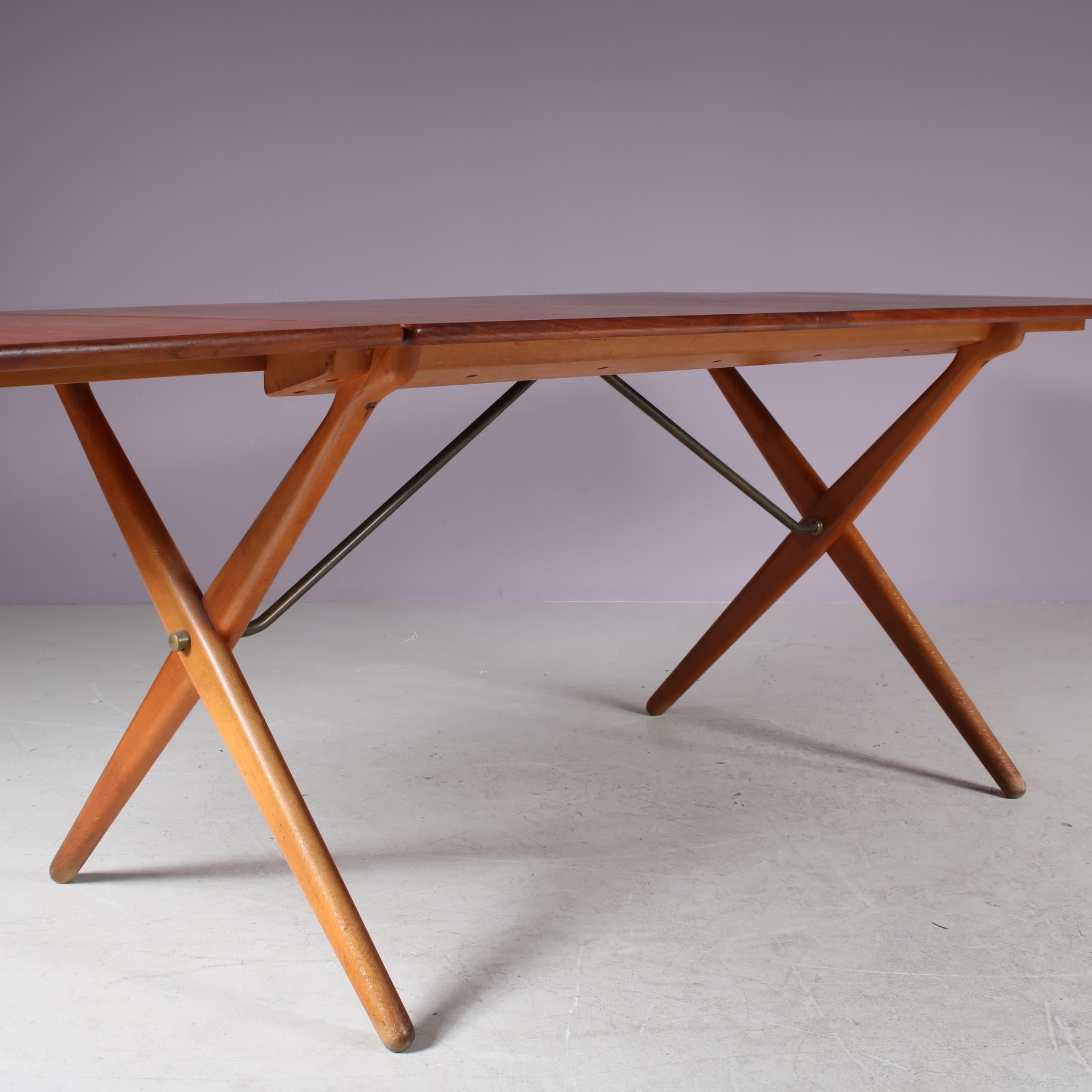 Scandinavian Modern AT-309 Dining Table by Hans J. Wegner for Andreas Tuck, Denmark 1950