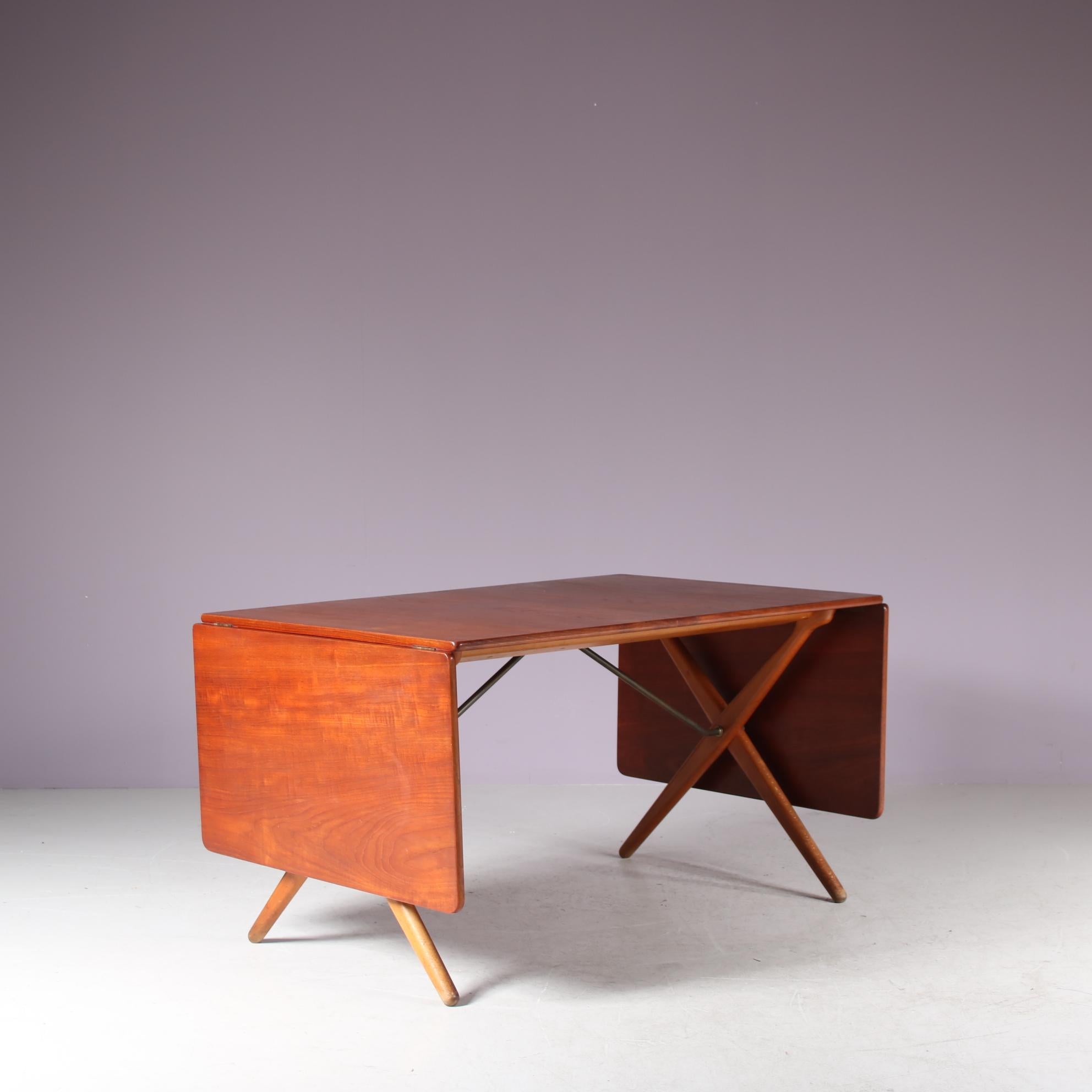 AT-309 Dining Table by Hans J. Wegner for Andreas Tuck, Denmark 1950 In Good Condition In Amsterdam, NL