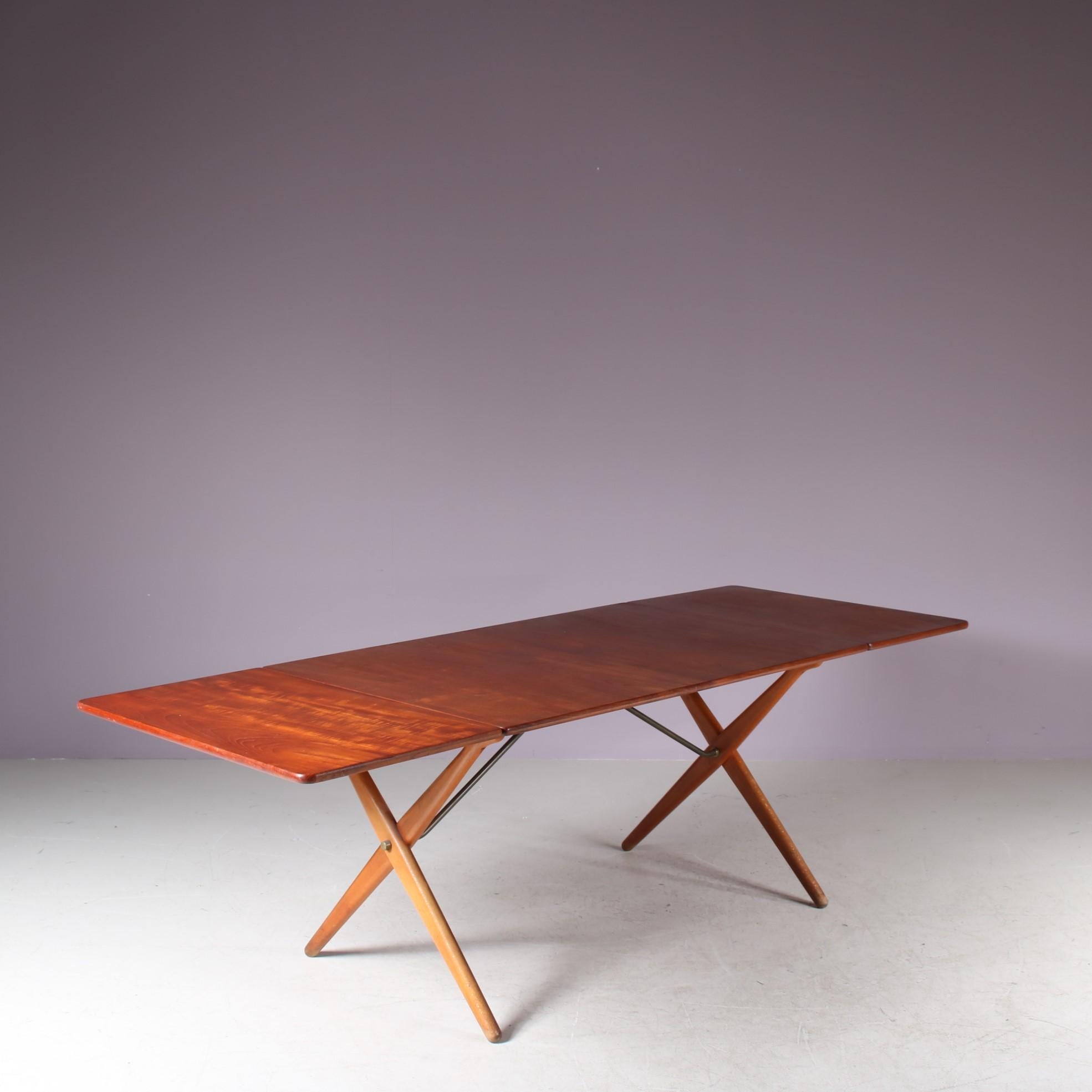 AT-309 Dining Table by Hans J. Wegner for Andreas Tuck, Denmark 1950 1