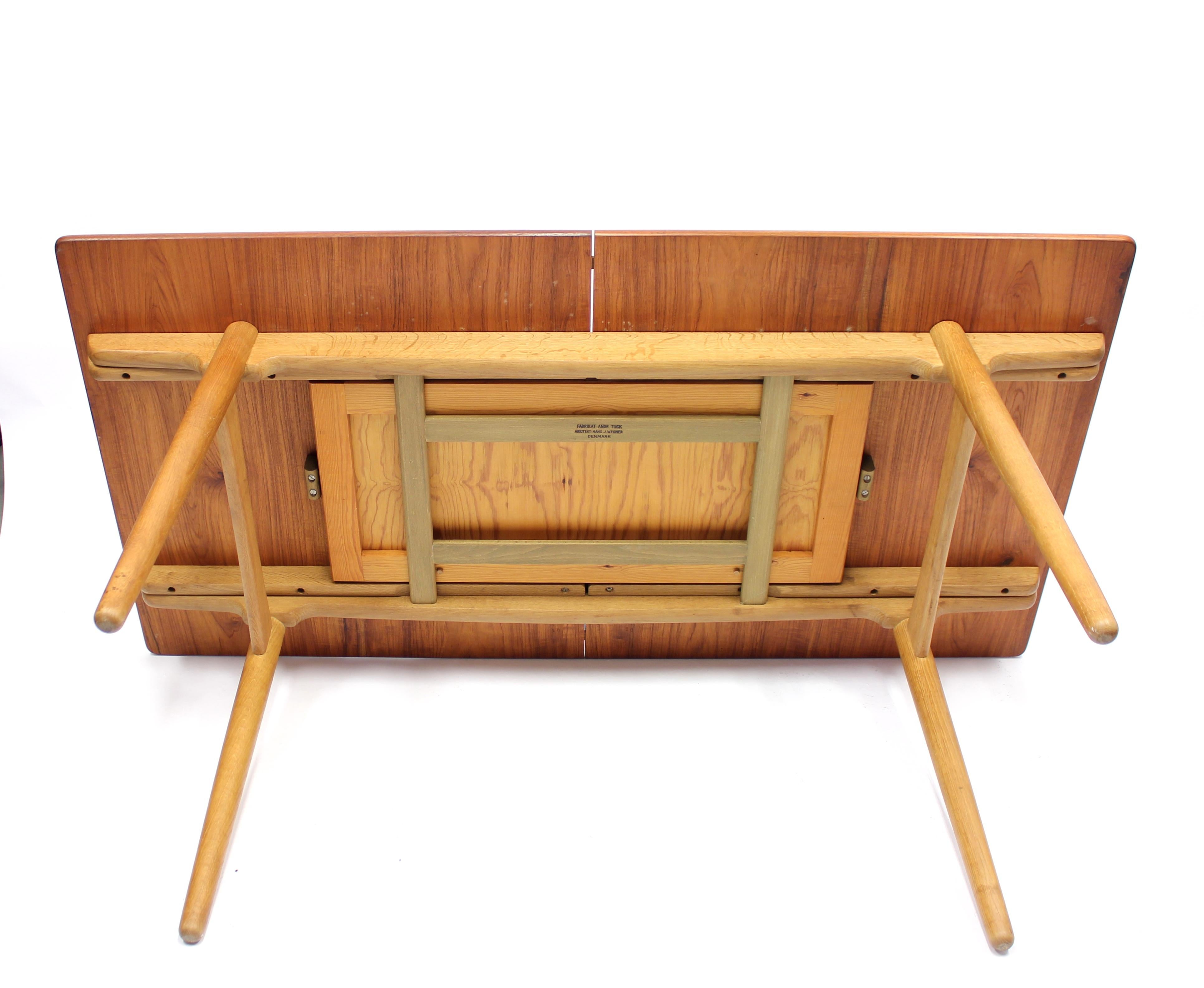 AT 310 Dining Table by Hans J. Wegner for Andreas Tuck, 1960s 1