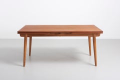 A rare large version of AT-312 dining table for Andreas Tuck by Hans Wegner