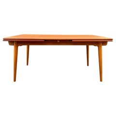 Tavolo da pranzo AT-312 in Oak di Hans Wegner per Andreas Tuck, anni '60