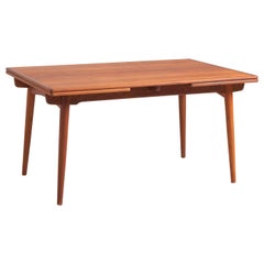AT-312 Dining Table in Teak by Hans Wegner for Andreas Tuck, Denmark