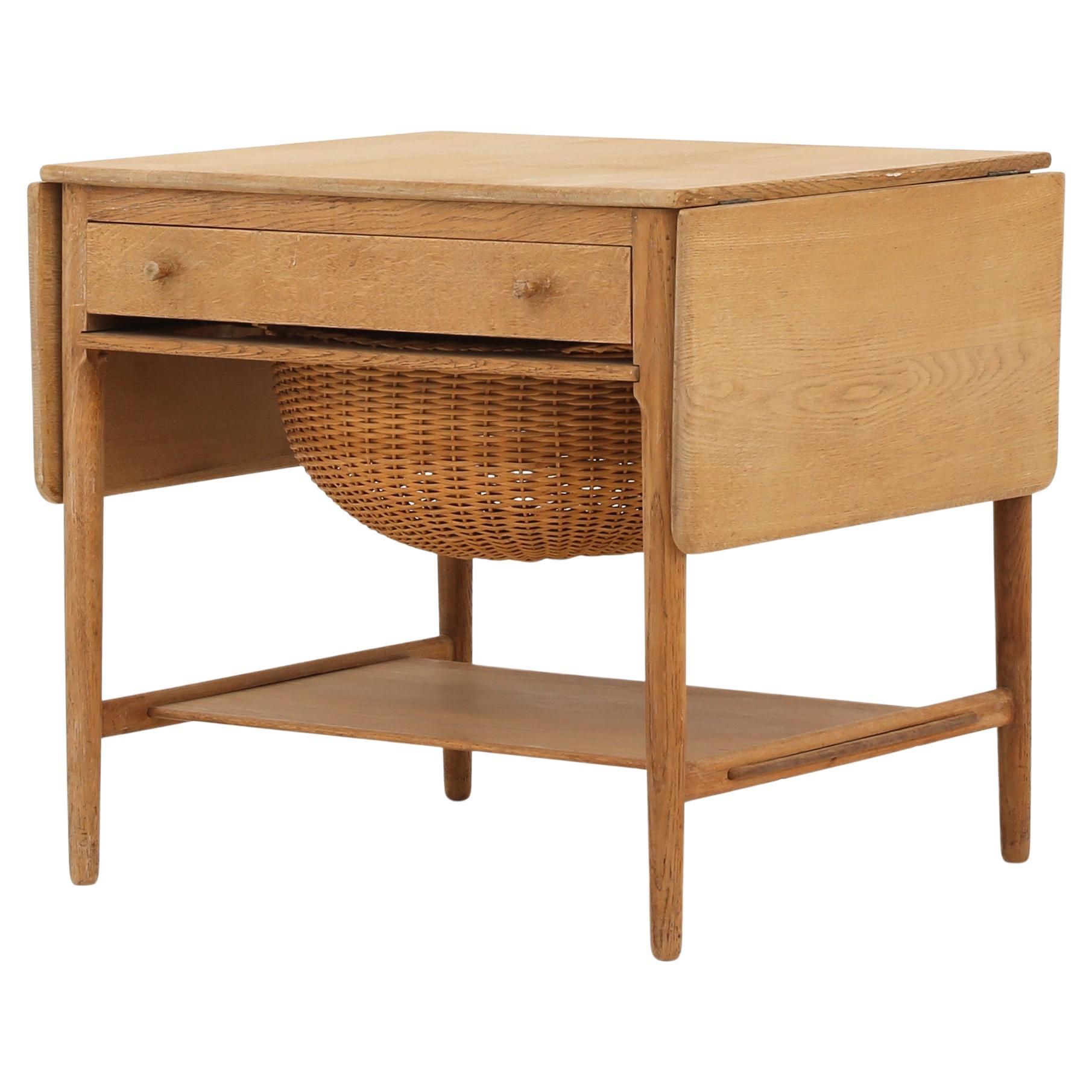 Hans Wegner Sewing Table - 14 For Sale on 1stDibs | danish sewing